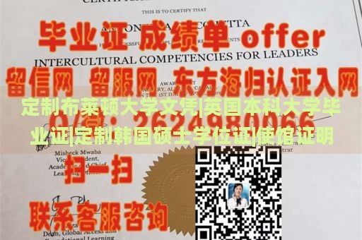 定制布莱顿大学文凭|英国本科大学毕业证|定制韩国硕士学位证|使馆证明